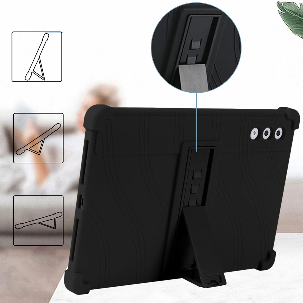 CEN-LN-TB520FU | Lenovo Yoga Tab Plus TB520FU | Kids Case / Soft silicone shockproof protective case with kick-stand - Image 7
