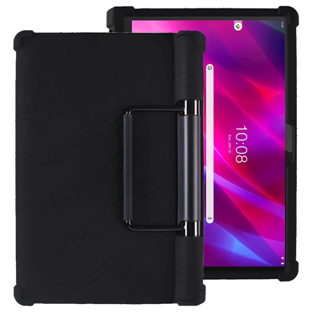 CEN-LN-YT13 | Lenovo Yoga Tab 13 YT-K606F | Kids Case / Soft silicone shockproof protective case with kick-stand - Image 4