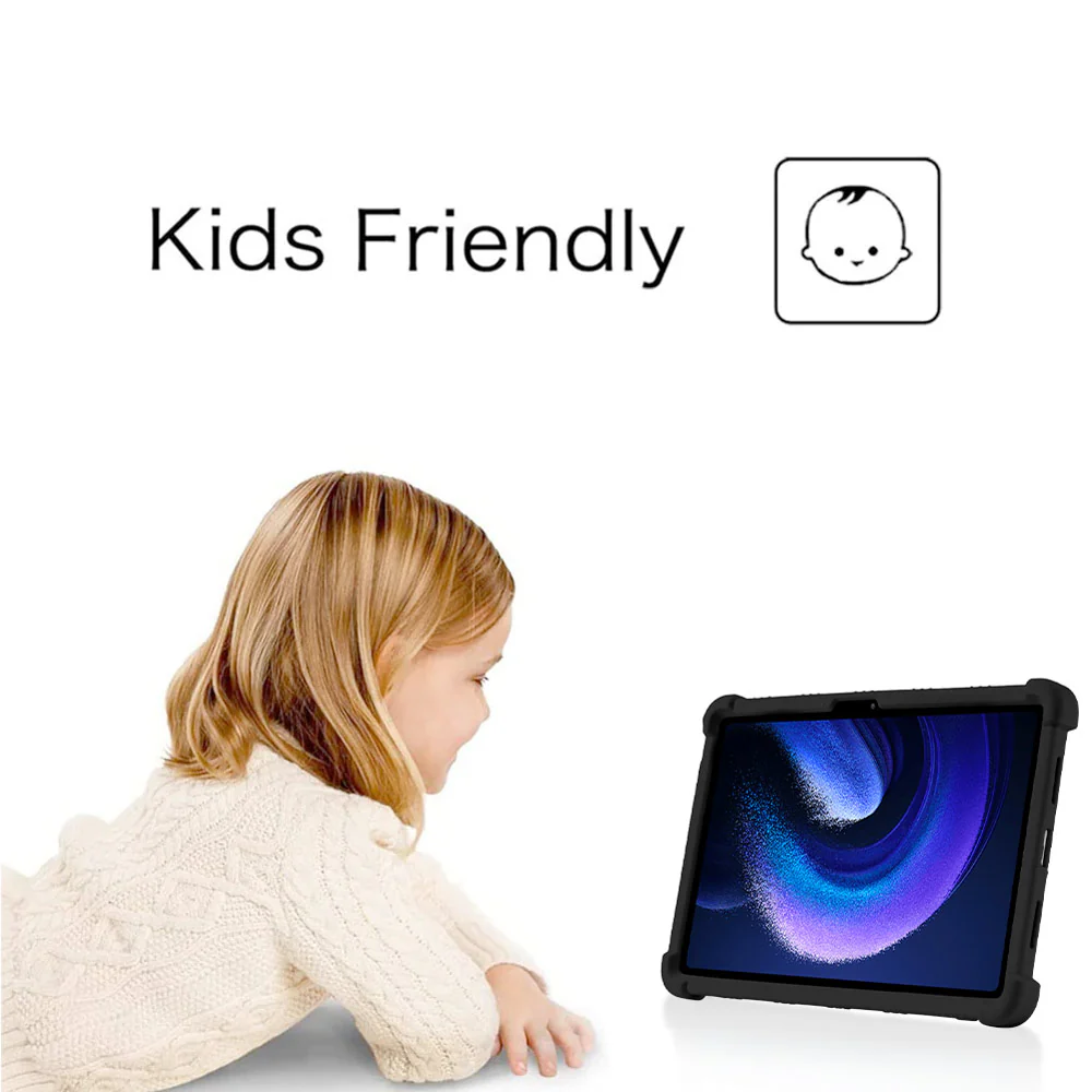 CEN-Mi-PAD6 | Xiaomi Pad 6 / 6 Pro | Kids Case / Soft silicone shockproof protective case with kick-stand - Image 2