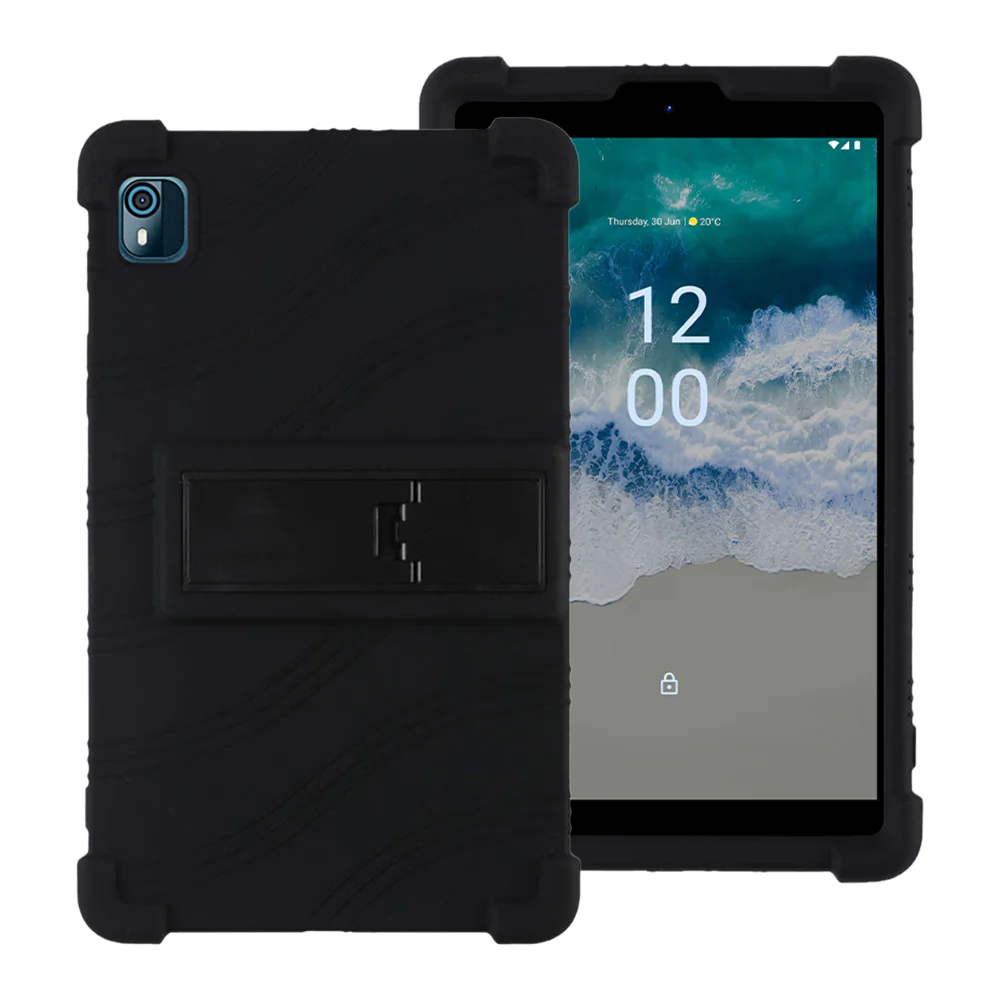 CEN-NK-T10 | Nokia T10 | Kids Case / Soft silicone shockproof protective case with kick-stand - Image 4