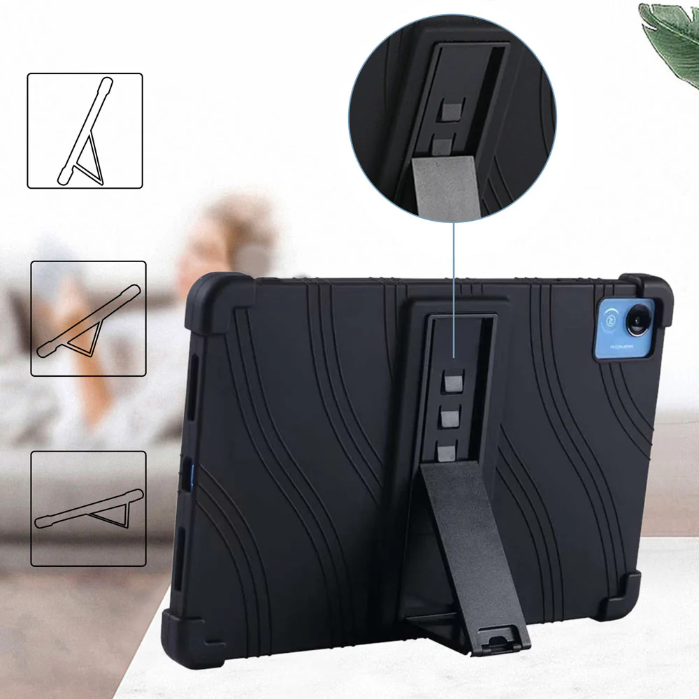 CEN-OP-RMPX | OPPO Realme Pad X | Kids Case / Soft silicone shockproof protective case with kick-stand - Image 7