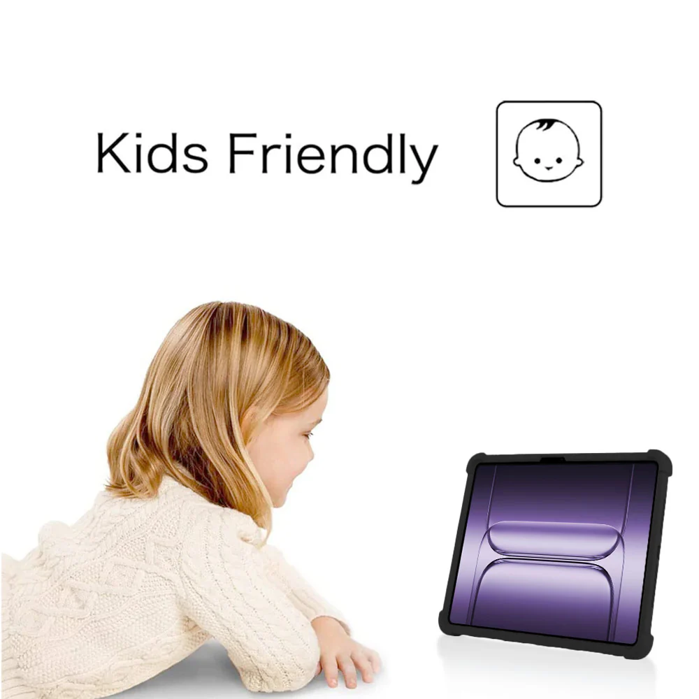 CEN-PL-PAD3 | OnePlus Pad 3 | Kids Case / Soft silicone shockproof protective case with kick-stand - Image 2