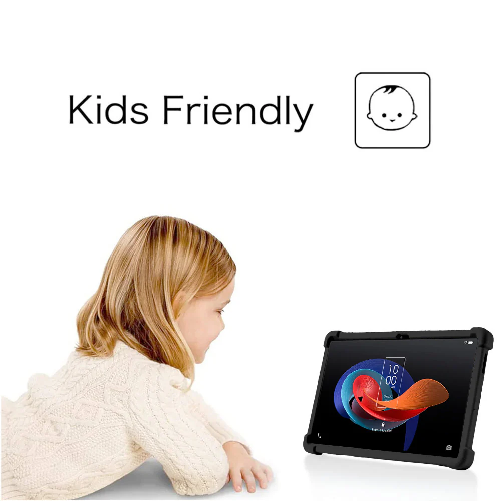 CEN-TCL-10G2 | TCL Tab 10 Gen 2 8496G 10.4 | Kids Case / Soft silicone shockproof protective case with kick-stand - Image 2