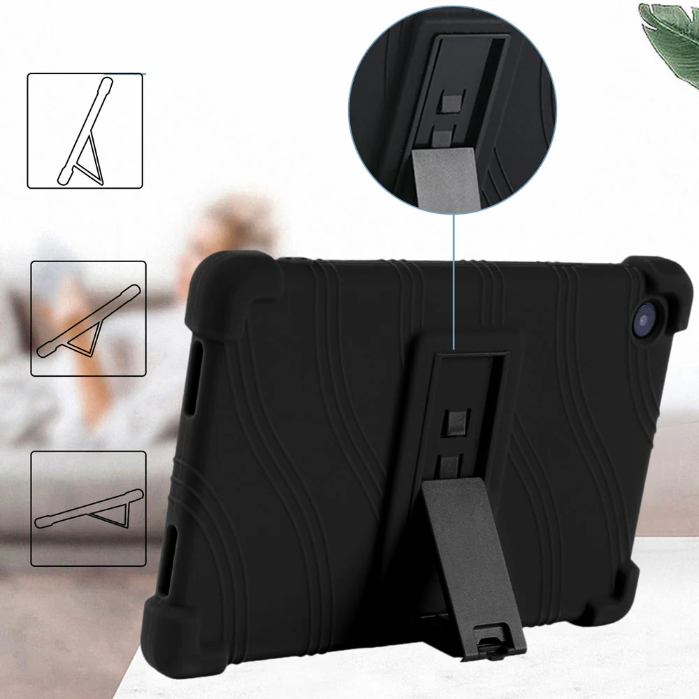 CEN-TCL-8LE | TCL Tab 8 SE (6048E) / Tab 8 Plus (9138S) / Tab 8 4G (9132G) / Tab 8 Wifi (9132X) / Tab 8 LE (9137W) | Kids Case / Soft silicone shockproof protective case with kick-stand - Image 7