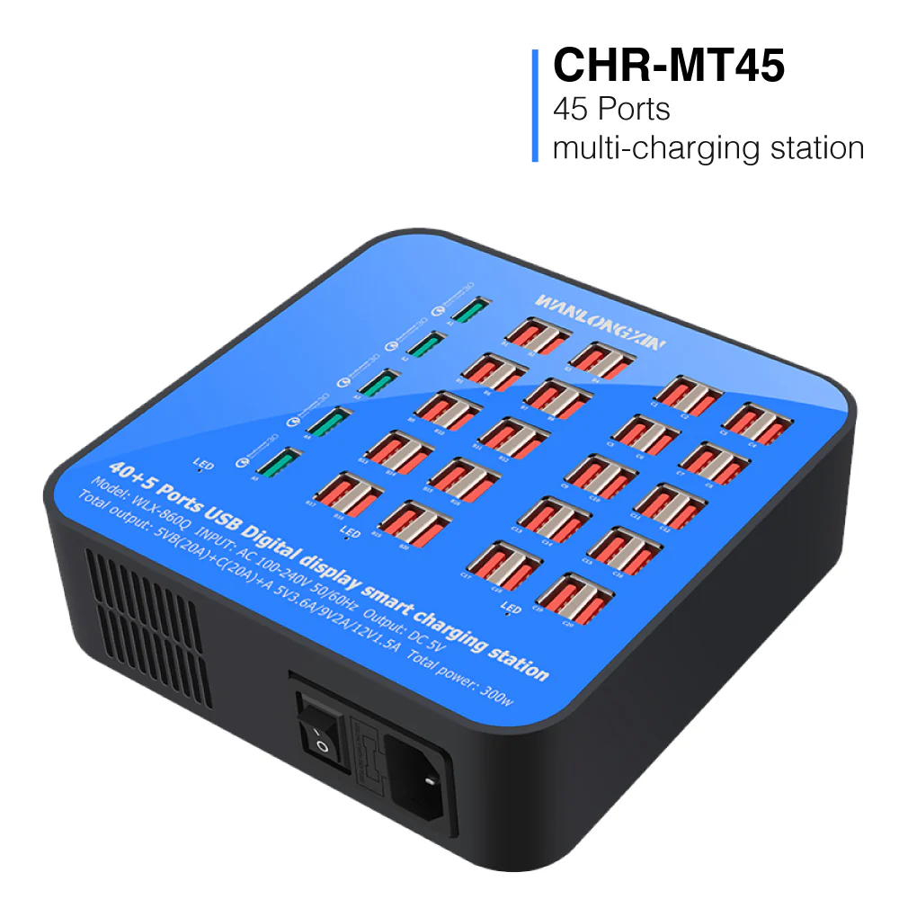 CHR-10 | USB Charging Station 20 Ports / 45 Ports / 60 Ports - Image 3