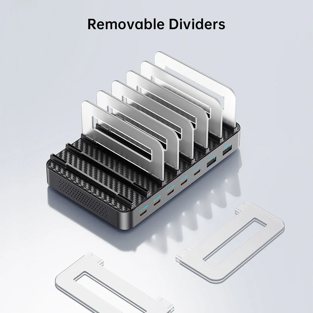 CHR-60H | 8-Port USB Charging Station 100W Output - Image 4