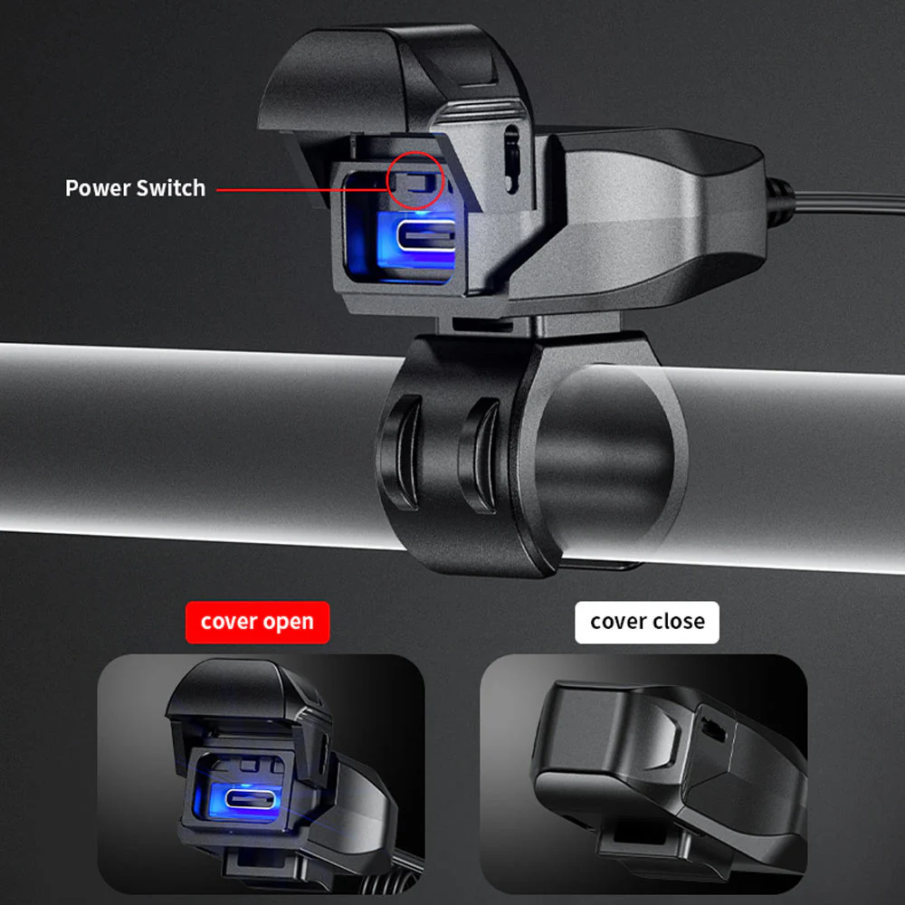 CHR-MC2 | Motorcycle USB-C Charger - Image 4