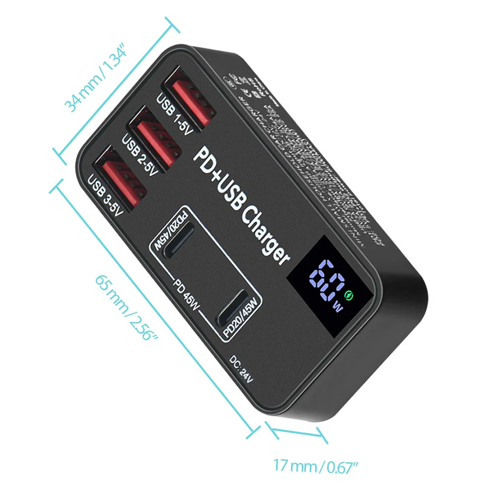 CHR-H988 | Smart Multi Charger With Display And Powerful Output - Image 10