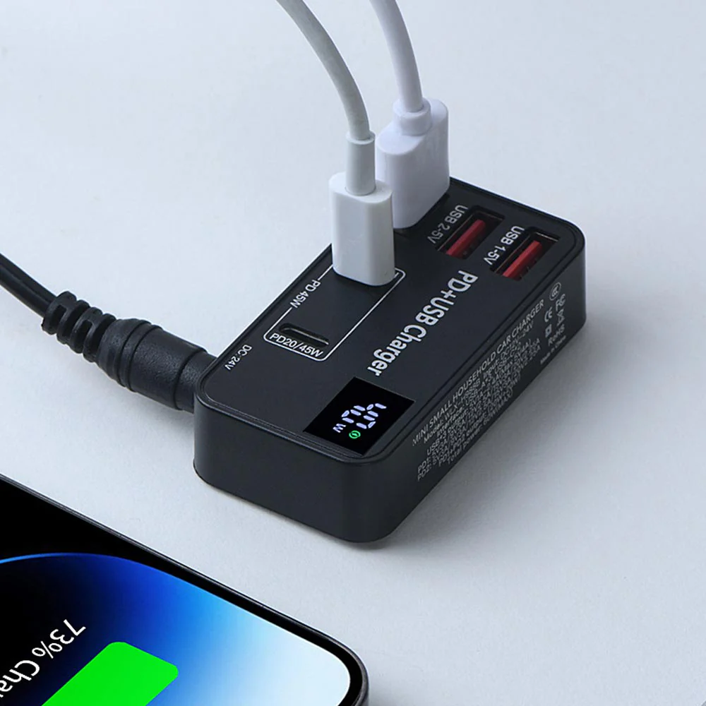 CHR-H988 | Smart Multi Charger With Display And Powerful Output - Image 3