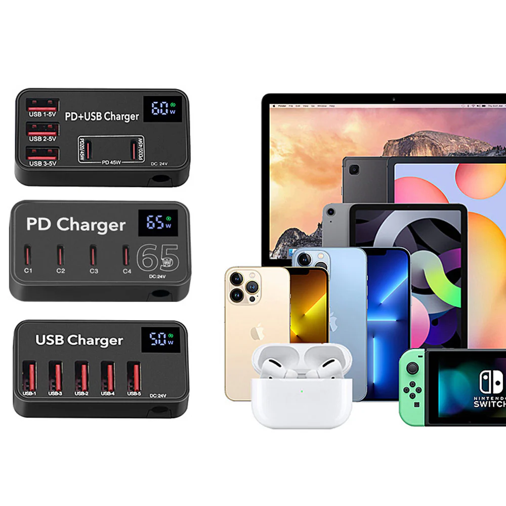 CHR-H988 | Smart Multi Charger With Display And Powerful Output - Image 4