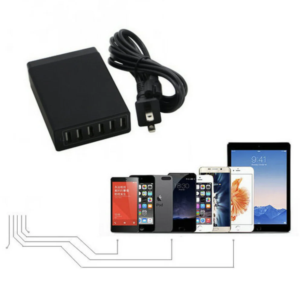 CHR-MT06 | 50W 6 Ports Multiple USB Charger - Image 5