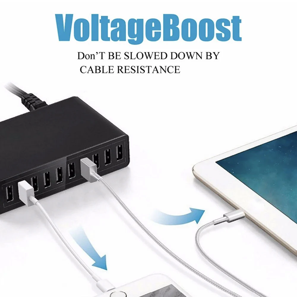 CHR-MT10 | 60W 10 Ports Multi USB Charger Station - Image 4