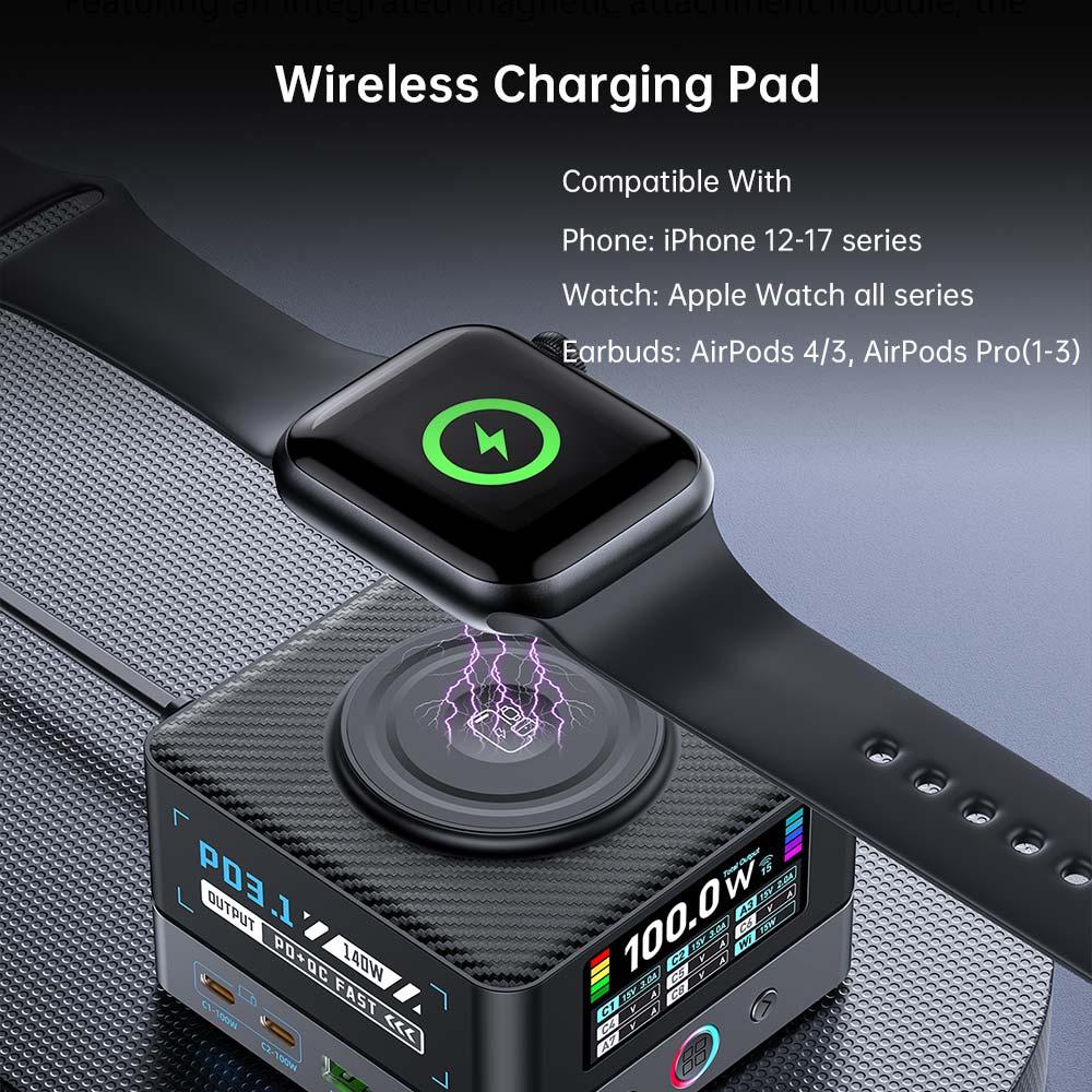CHR-R8A | 9-Port Intelligent Multi Charging Station 200W Output - Image 5