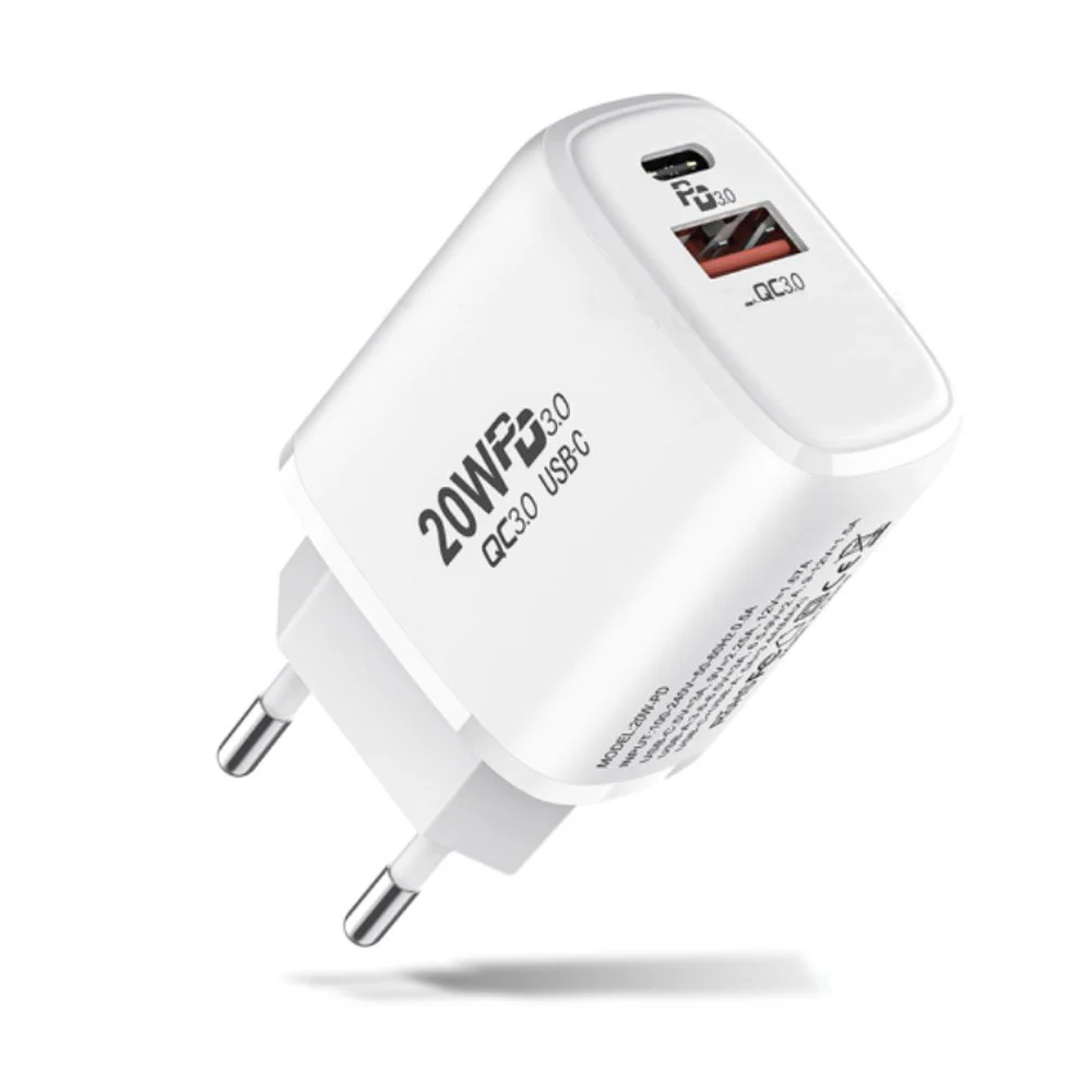 CHR-WA1 | PD20W QC 3.0 Type-C USB-C Wall Power Charger Fast Charger | EU / UK / US Plug - Image 5