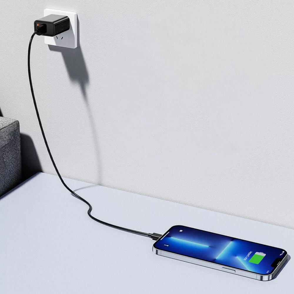 CHR-WA2 | PD65W QC3.0 Type-C USB-C GaN Wall Power Charger Fast Charger | EU / UK / US Plug - Image 4
