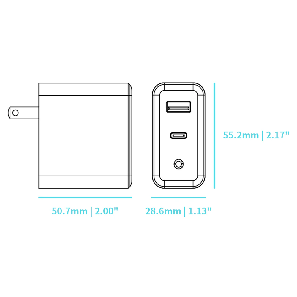 CHR-WA4 | 2-Port & 3-Port GaN Wall Power Charger Fast Charger | EU / UK / US Plug - Image 13