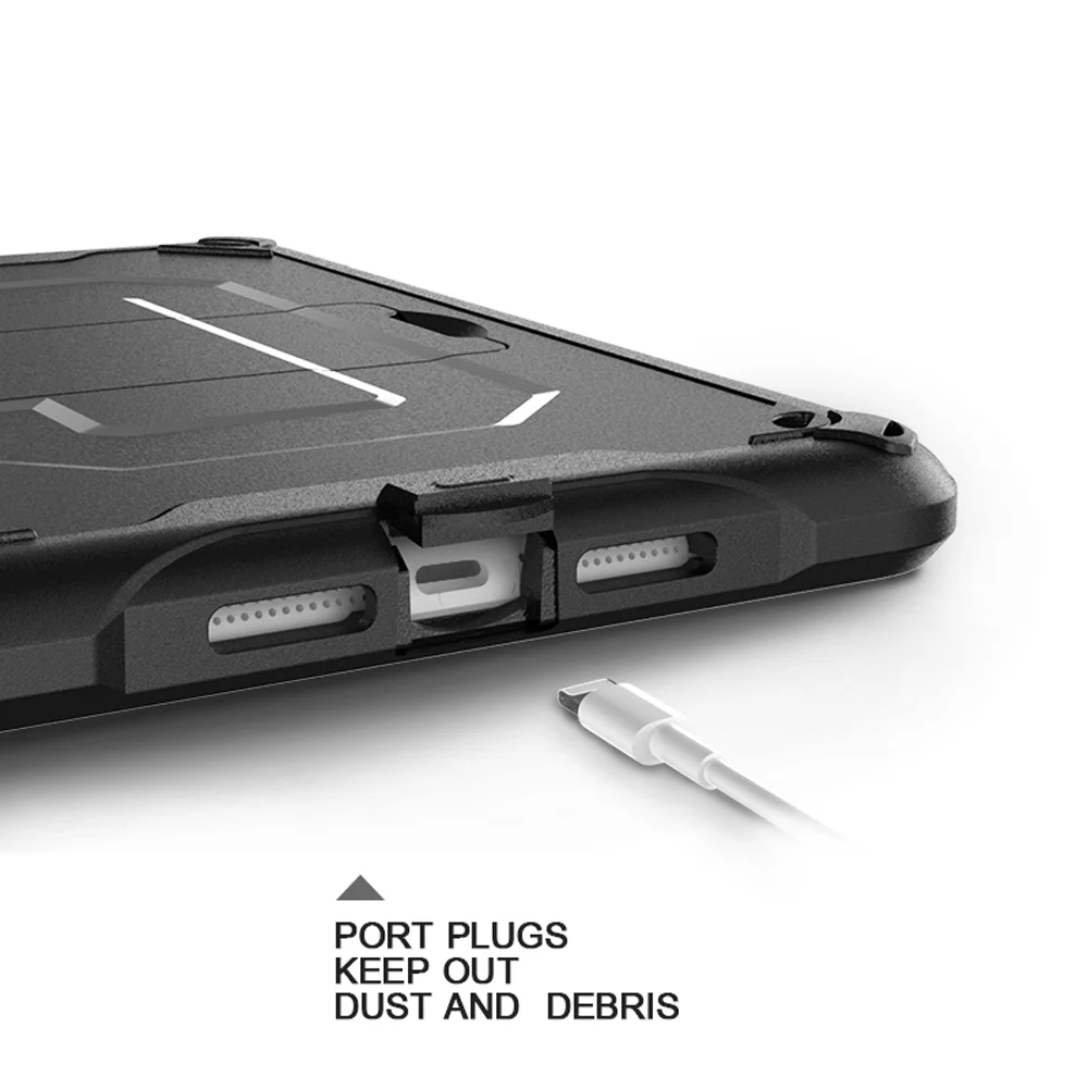 CLN-iPad-MN3 | iPad mini 3 / mini 2 / mini 1 | Dual layers shockproof rugged case with kick-stand - Image 3