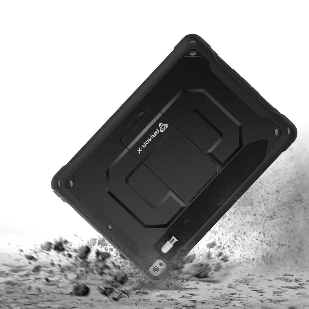 CLN-iPad-PR3 | iPad air (3rd Gen.) 2019 | Dual layers shockproof rugged case with kick-stand &  Pen Holder - Image 4