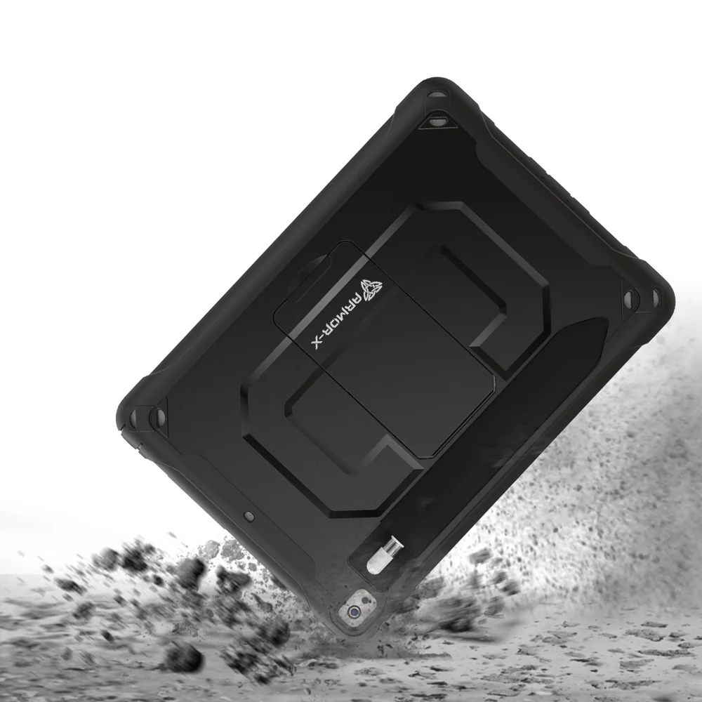 CLN-iPad-PR3 | iPad Pro 10.5 2017 | Dual layers shockproof rugged case with kick-stand &  Pen Holder - Image 4