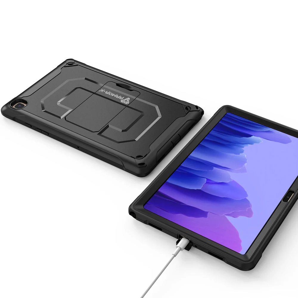 CLN-SS-T500 | Samsung Galaxy Tab A7 10.4 SM-T500 T505 T507 (2020) / A7 10.4 SM-T509 (2022) | Dual layers shockproof rugged case with kick-stand - Image 6