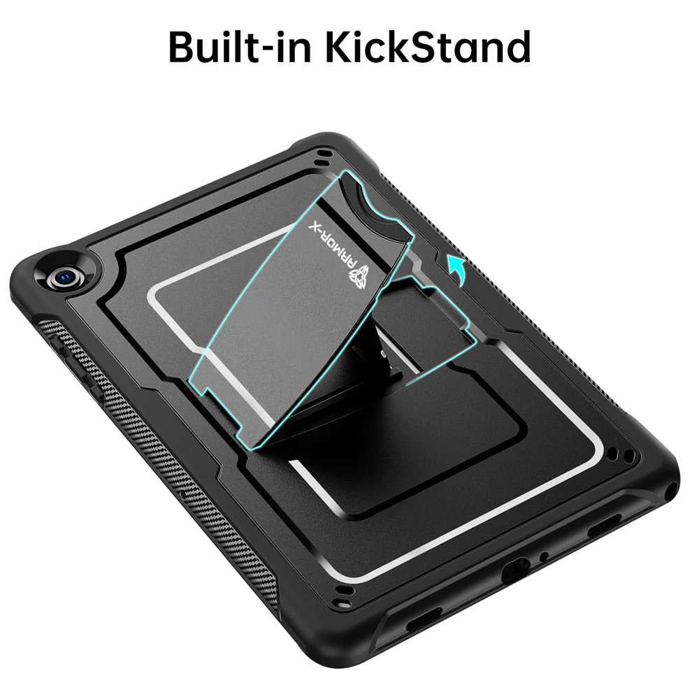 CLN-SS-X135 | Samsung Galaxy Tab A11 ( 8.7" ) SM-X133 X135 / A9 ( 8.7" ) | Dual layers shockproof rugged case with kick-stand - Image 3