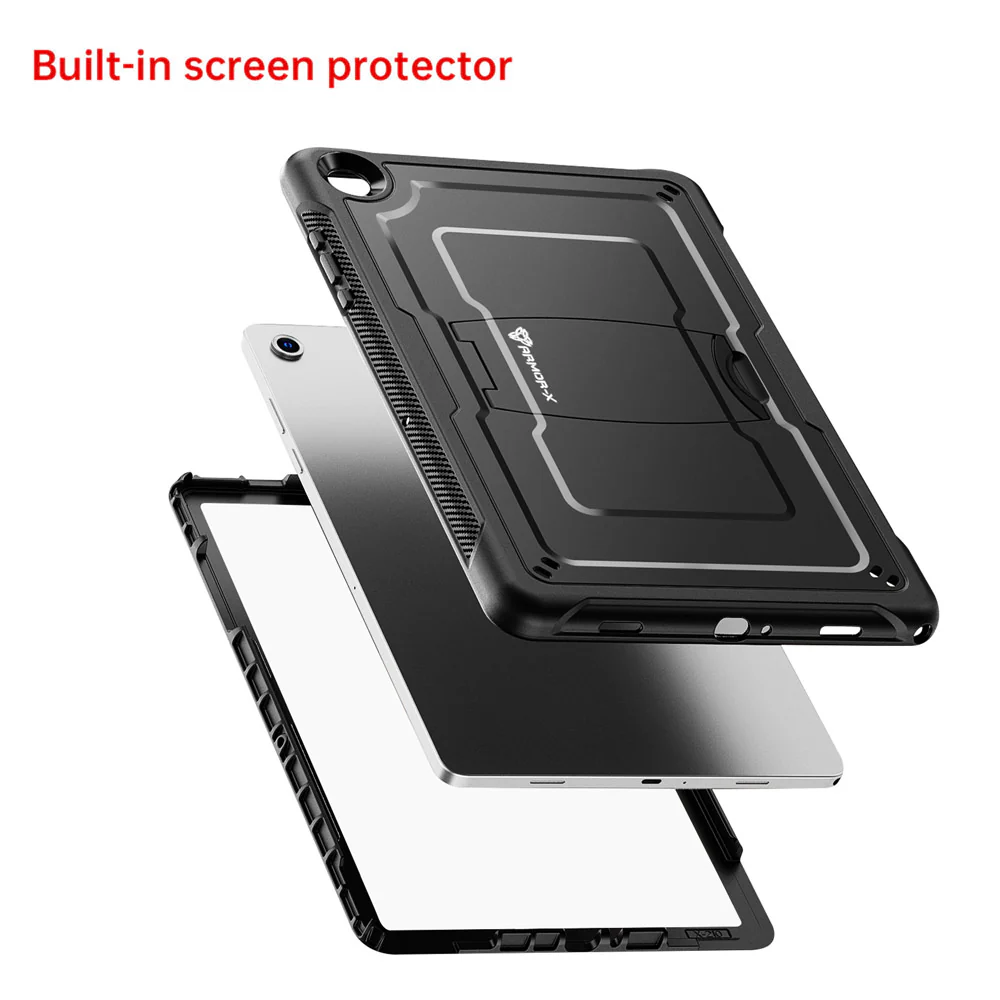CLN-SS-X230 | Samsung Galaxy Tab A11+ A11 Plus ( 11" ) SM-X230 X235 X236 X238 / A9+ A9 Plus ( 11" ) | Dual layers shockproof rugged case with kick-stand - Image 2