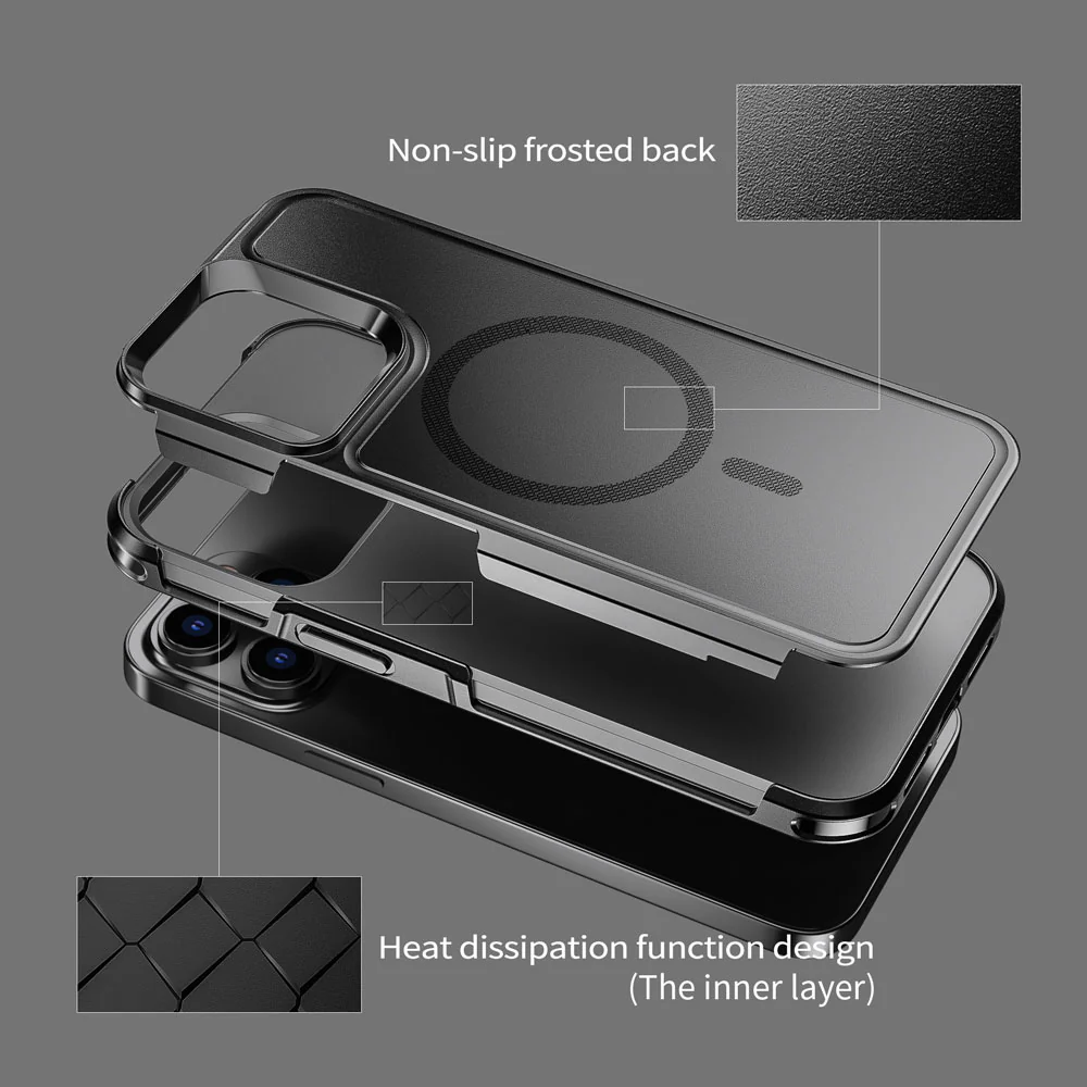 CMN-IPH-14PMX | iPhone 14 Pro Max | Military Grade Protective Case & Magnetic Case - Image 3
