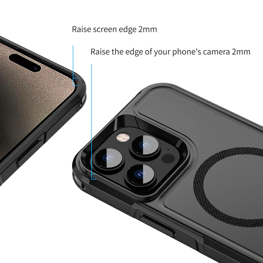 CMN-IPH-15PMX | iPhone 15 Pro Max | Military Grade Protective Case & Magnetic Case - Image 6