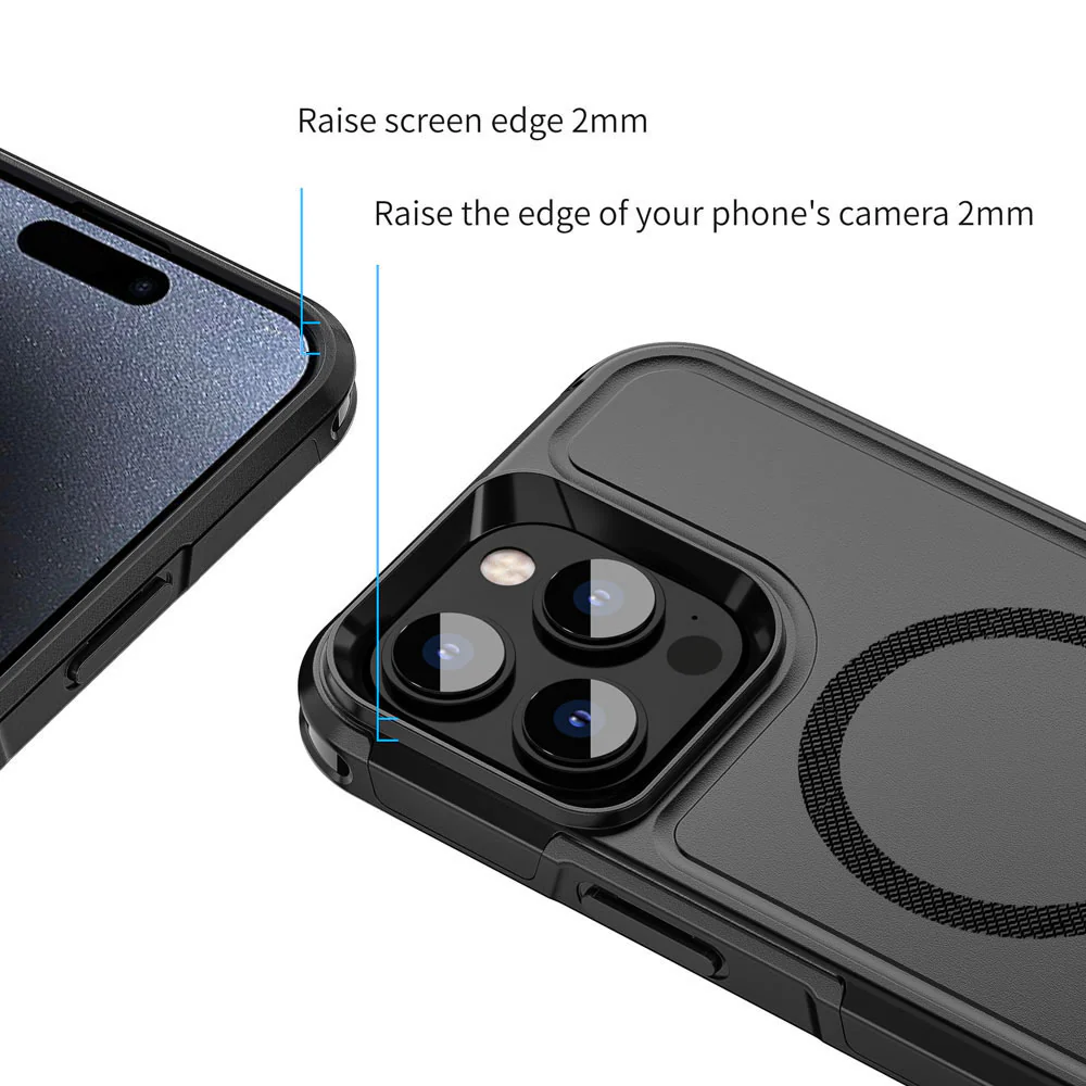 CMN-IPH-15PRO | iPhone 15 Pro | Military Grade Protective Case & Magnetic Case - Image 6
