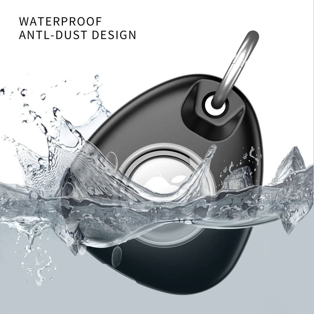 APL-ATG3 | IP68 Waterproof Apple AirTag Case w/ Key Ring -2pcs - Image 2