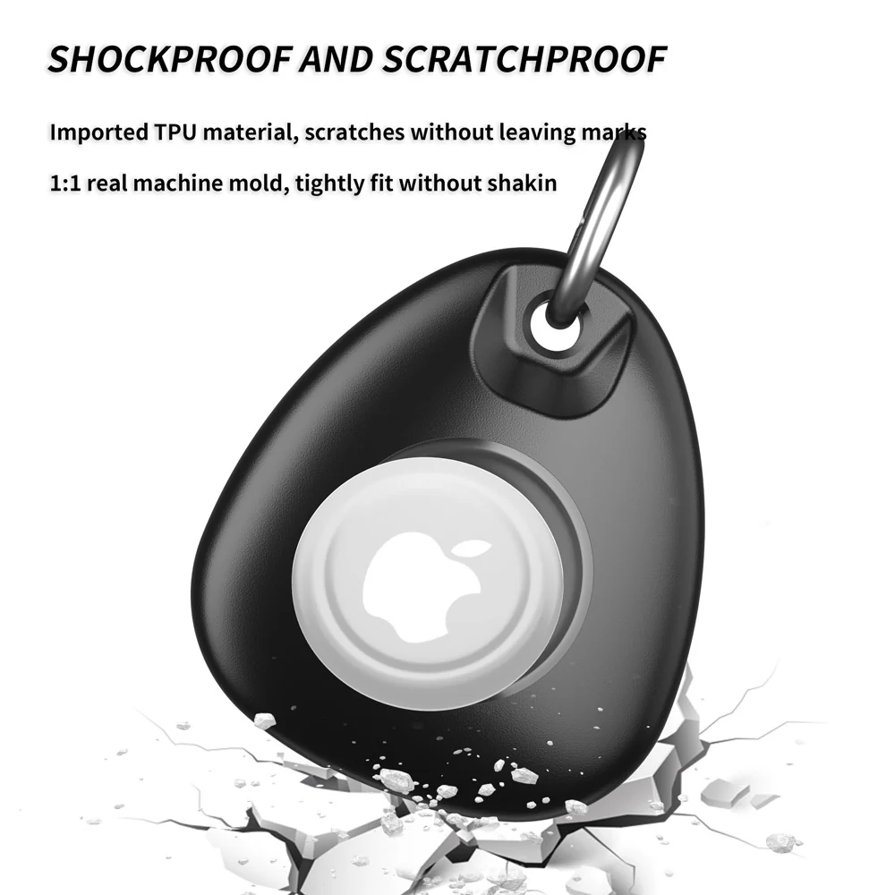 APL-ATG3 | IP68 Waterproof Apple AirTag Case w/ Key Ring -2pcs - Image 5