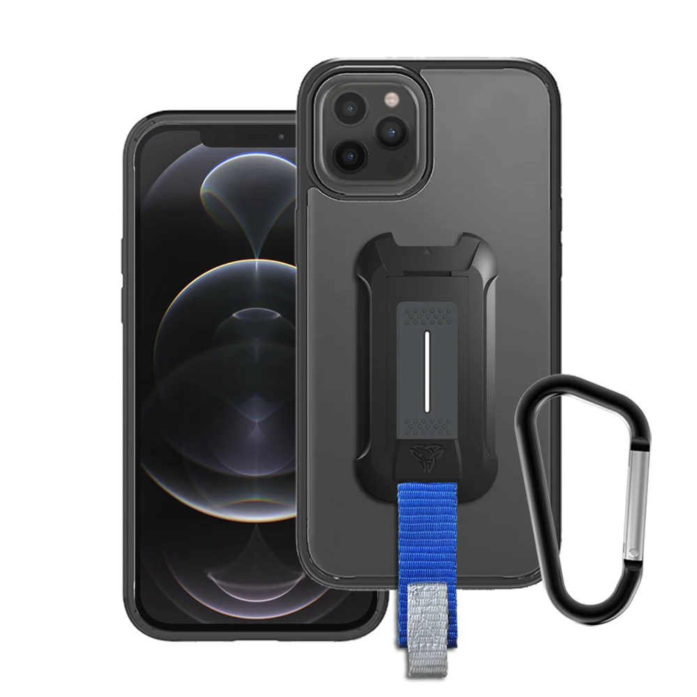 BX3-IPH-12 | iPhone 12 Pro Case | Shockproof Drop Proof Rugged Cover w/ X-Mount & Carabiner