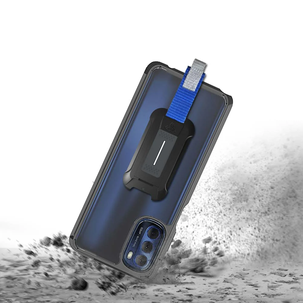 BX3-MT22-STY22_4G | Motorola Moto G Stylus 4G (2022) Case | Mountable Shockproof Rugged Case for Outdoors w/ Carabiner - Image 2