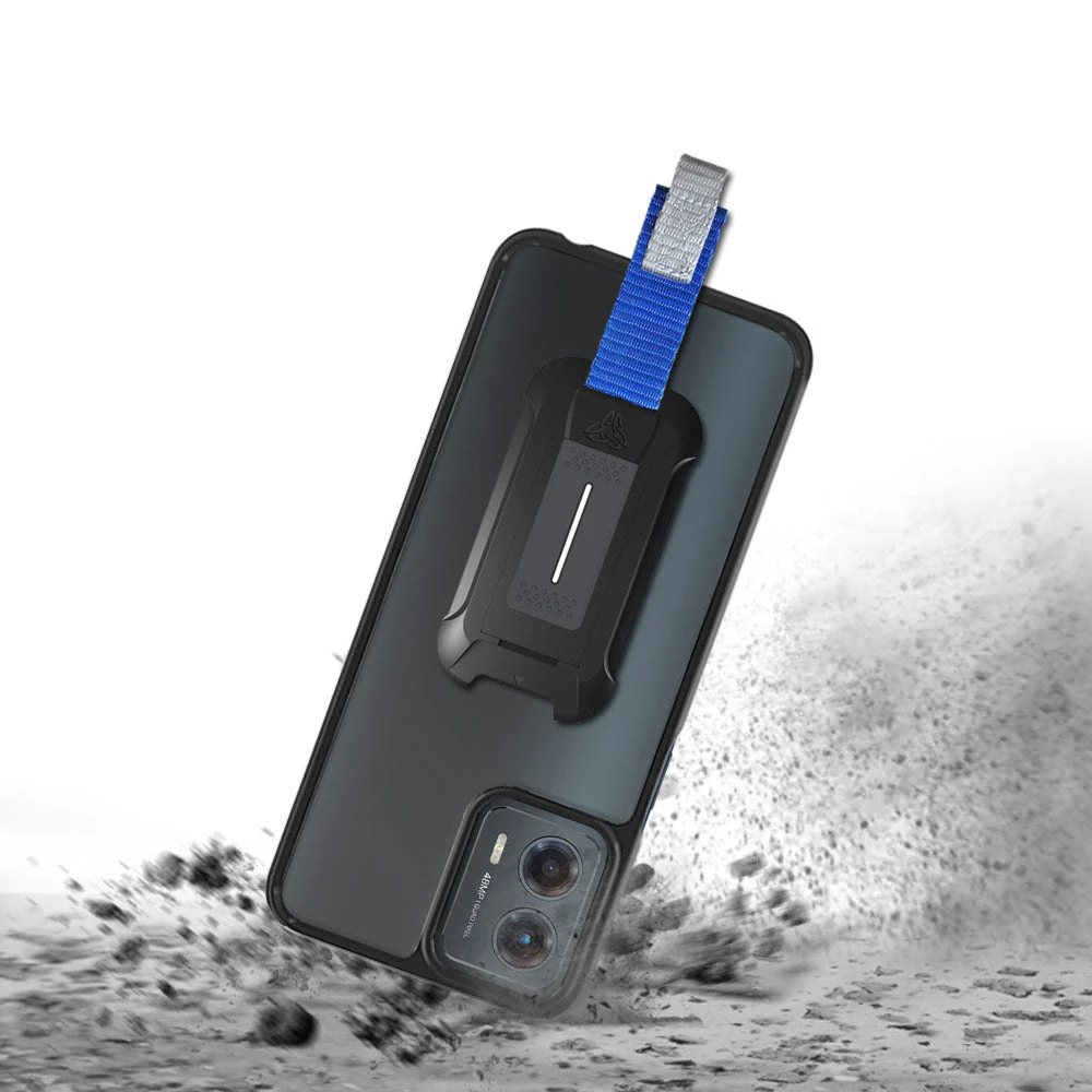 BX3-MT23-G5G23 | Motorola Moto G Power 5G (2023) | Mountable Shockproof Rugged Case for Outdoors w/ Carabiner - Image 2
