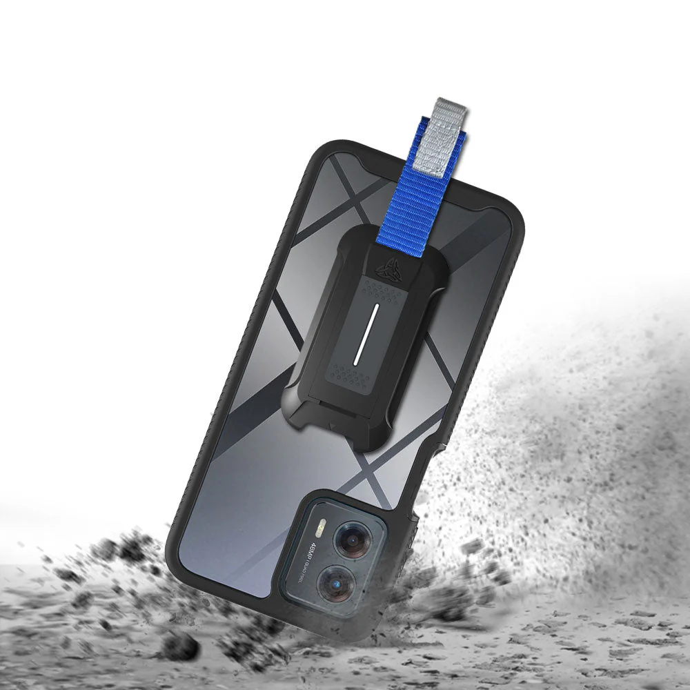 HX-MT23-G5G23 | Motorola Moto G Power 5G (2023) Case | Protection Military Grade w/ KEY Mount & Carabiner - Image 2