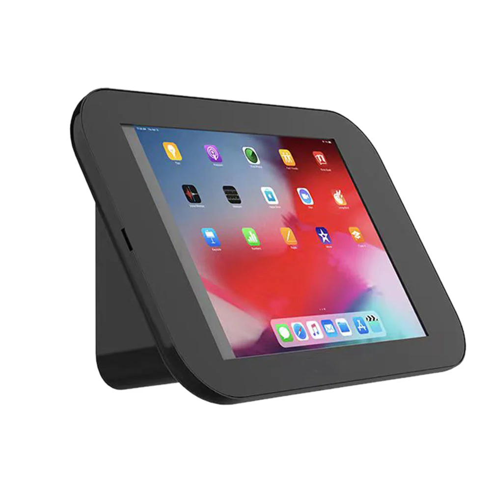 SCM1-iPad-N4 | iPad 10.2 (7/8/9th Gen.) | 2-in-1 Counter Stand Kiosk or Wall Mount | Security Enclosure with Key Lock