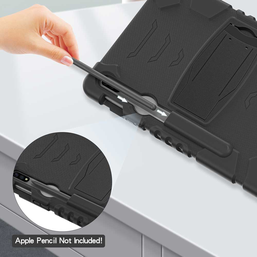 VRN-SS-S7 | Samsung Galaxy Tab S7 SM-T870 / SM-T875 / SM-T876B | 3 layers Protective Rugged Case with kick-stand - Image 6