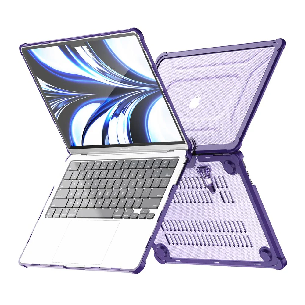 CVK-MB-A13V3 | MacBook Air 13.6" 2022 / 2024 / 2025 / 2026 (M2 A2681 / M3 A3113 / M4 A3240 / M5 A3449) | Heavy Duty Slim Hard Shell Dual Layer Protective Cover - Image 12
