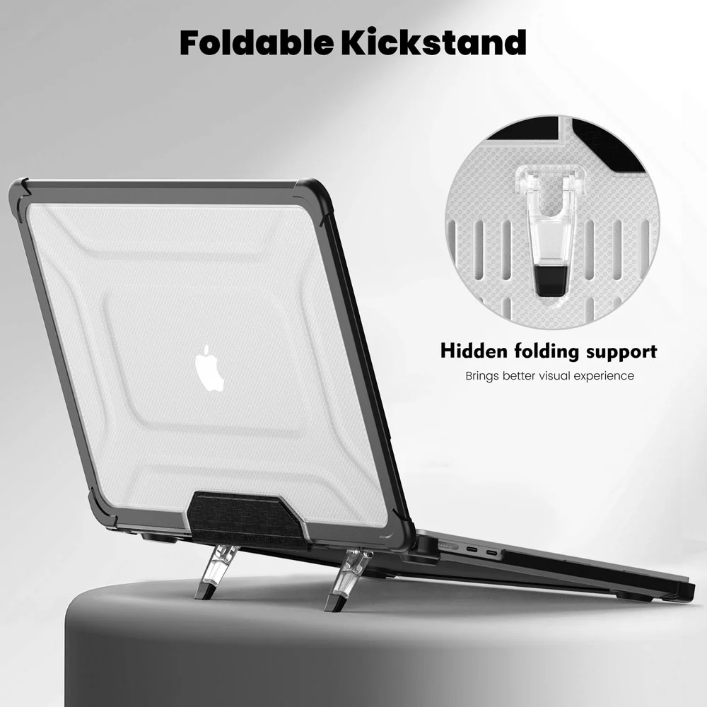 CVK-MB-A13V3 | MacBook Air 13.6" 2022 / 2024 / 2025 / 2026 (M2 A2681 / M3 A3113 / M4 A3240 / M5 A3449) | Heavy Duty Slim Hard Shell Dual Layer Protective Cover - Image 3