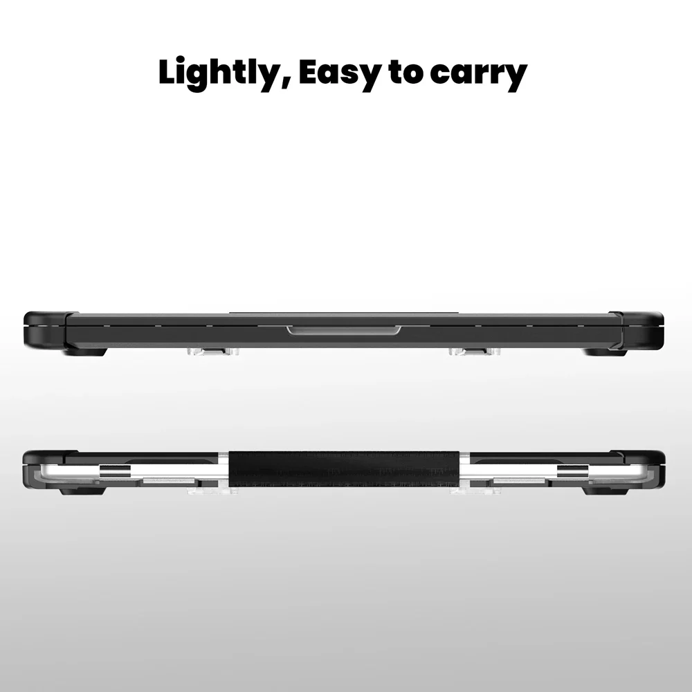 CVK-MB-A13V3 | MacBook Air 13.6" 2022 / 2024 / 2025 / 2026 (M2 A2681 / M3 A3113 / M4 A3240 / M5 A3449) | Heavy Duty Slim Hard Shell Dual Layer Protective Cover - Image 6