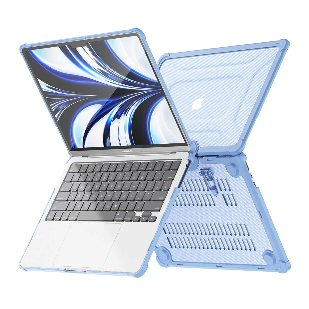 CVK-MB-A13V3 | MacBook Air 13.6" 2022 / 2024 / 2025 / 2026 (M2 A2681 / M3 A3113 / M4 A3240 / M5 A3449) | Heavy Duty Slim Hard Shell Dual Layer Protective Cover - Image 9