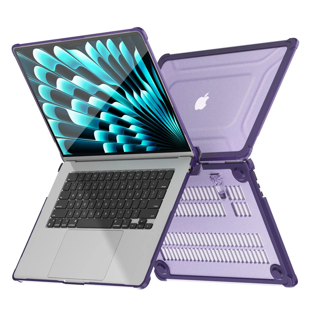 CVK-MB-A15 | MacBook Air 15" 2023 / 2024 / 2025 / 2026 (M2 A2941 / M3 A3114 / M4 A3241 / M5 A3448) | Heavy Duty Slim Hard Shell Dual Layer Protective Cover - Image 12