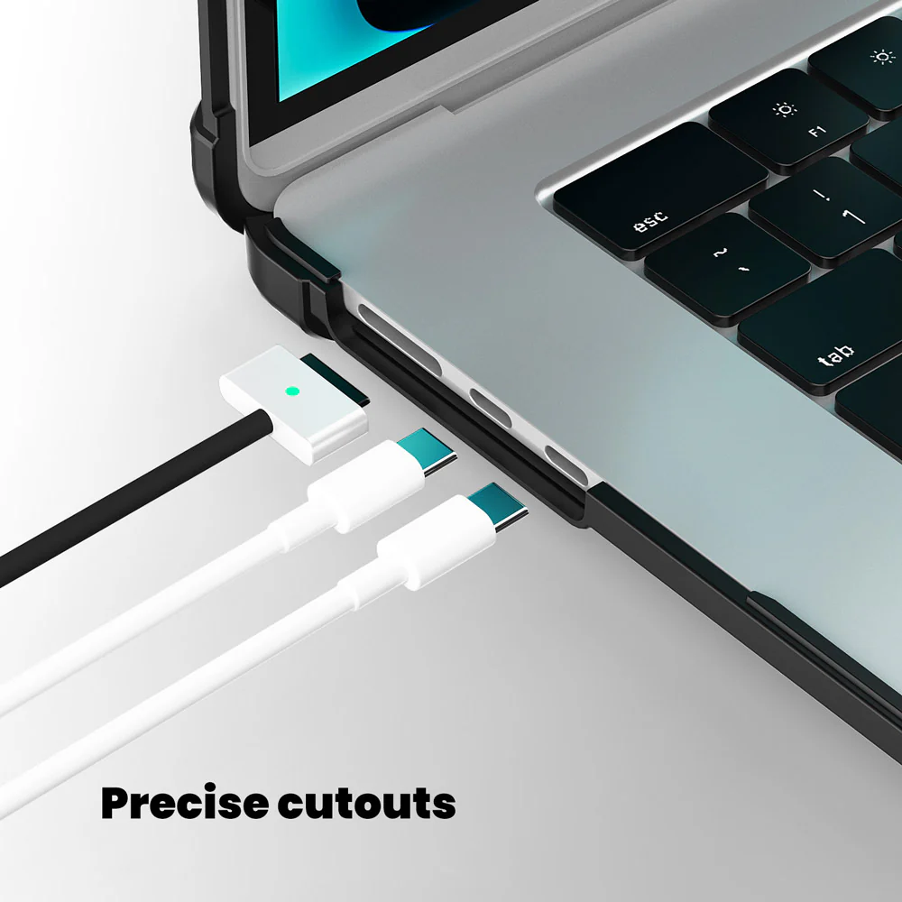 CVK-MB-A15 | MacBook Air 15" 2023 / 2024 / 2025 / 2026 (M2 A2941 / M3 A3114 / M4 A3241 / M5 A3448) | Heavy Duty Slim Hard Shell Dual Layer Protective Cover - Image 5