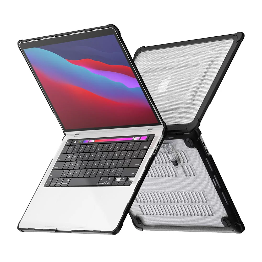 CVK-MB-P13V3 | MacBook Pro 13" 2018 / 2020 / 2022 (A1706 / A1708 / A1989 / A2159 / A2251 / A2289 / M1/M2 A2338) | Heavy Duty Slim Hard Shell Dual Layer Protective Cover