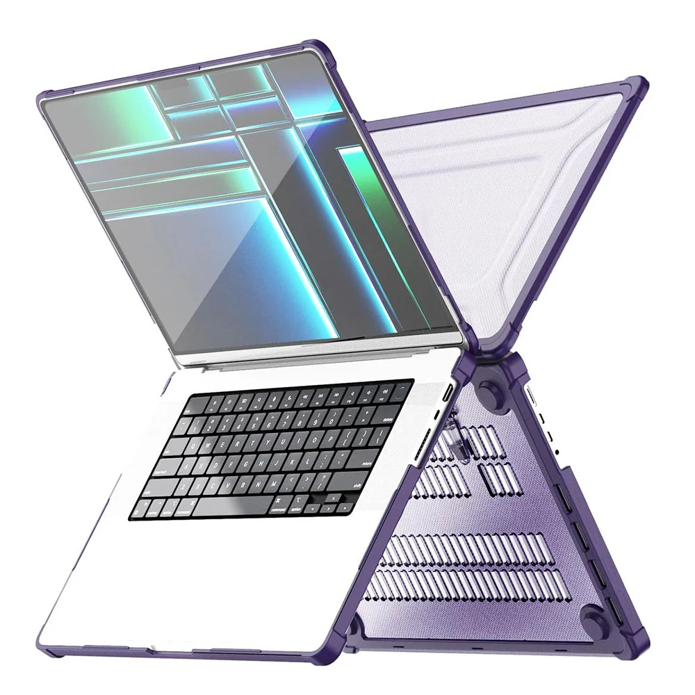 CVK-MB-P16V2 | MacBook Pro 16" 2021 / 2023 / 2024 / 2026 (M1 Pro/Max A2485 / M2 A2780 / M3 A2991 / M4 A3186 A3403 / M5 Pro A3428 / M5 Max A3429) | Heavy Duty Slim Hard Shell Dual Layer Protective Cover - Image 12