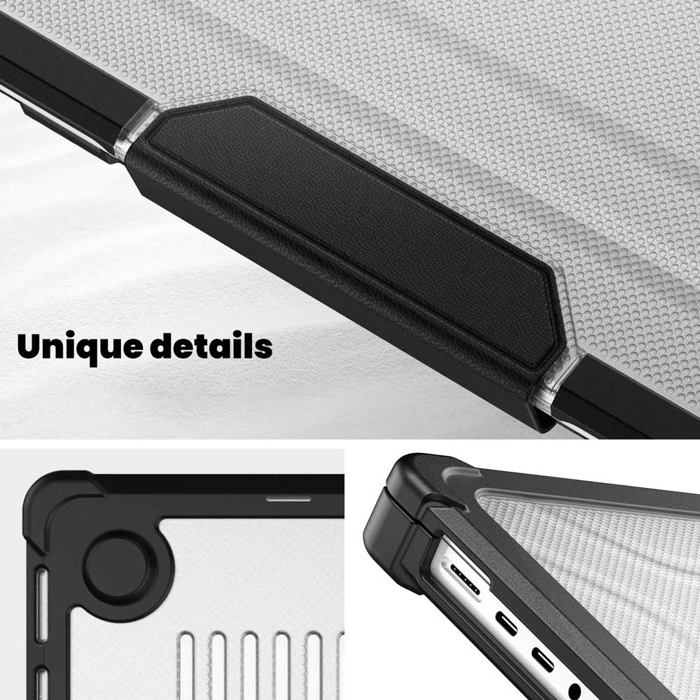 CVK-MB-P16V2 | MacBook Pro 16" 2021 / 2023 / 2024 / 2026 (M1 Pro/Max A2485 / M2 A2780 / M3 A2991 / M4 A3186 A3403 / M5 Pro A3428 / M5 Max A3429) | Heavy Duty Slim Hard Shell Dual Layer Protective Cover - Image 4