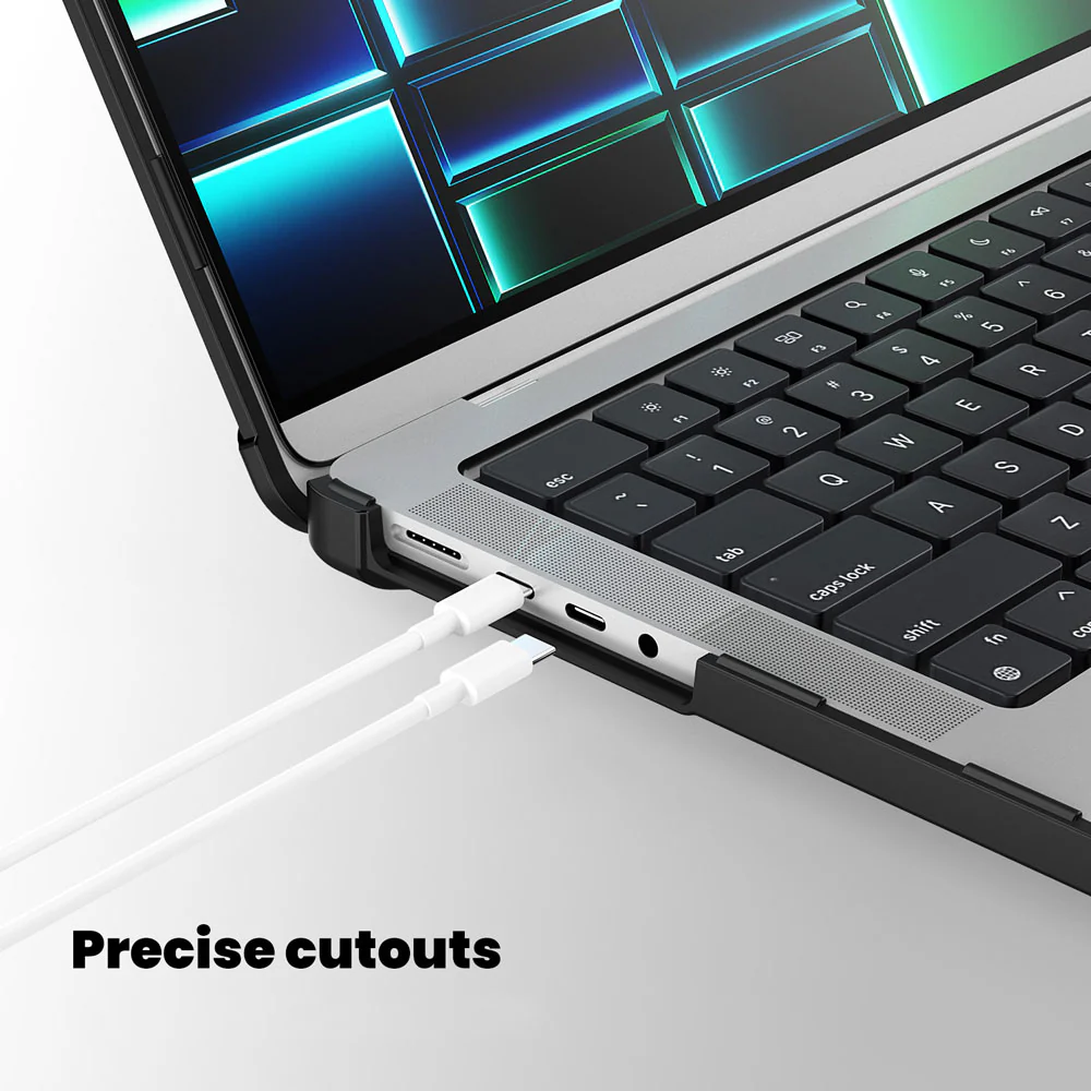 CVK-MB-P16V2 | MacBook Pro 16" 2021 / 2023 / 2024 / 2026 (M1 Pro/Max A2485 / M2 A2780 / M3 A2991 / M4 A3186 A3403 / M5 Pro A3428 / M5 Max A3429) | Heavy Duty Slim Hard Shell Dual Layer Protective Cover - Image 5