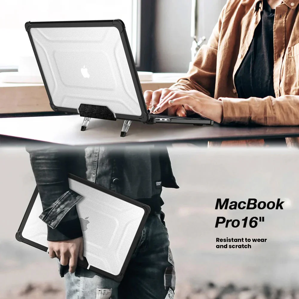 CVK-MB-P16V2 | MacBook Pro 16" 2021 / 2023 / 2024 / 2026 (M1 Pro/Max A2485 / M2 A2780 / M3 A2991 / M4 A3186 A3403 / M5 Pro A3428 / M5 Max A3429) | Heavy Duty Slim Hard Shell Dual Layer Protective Cover - Image 8