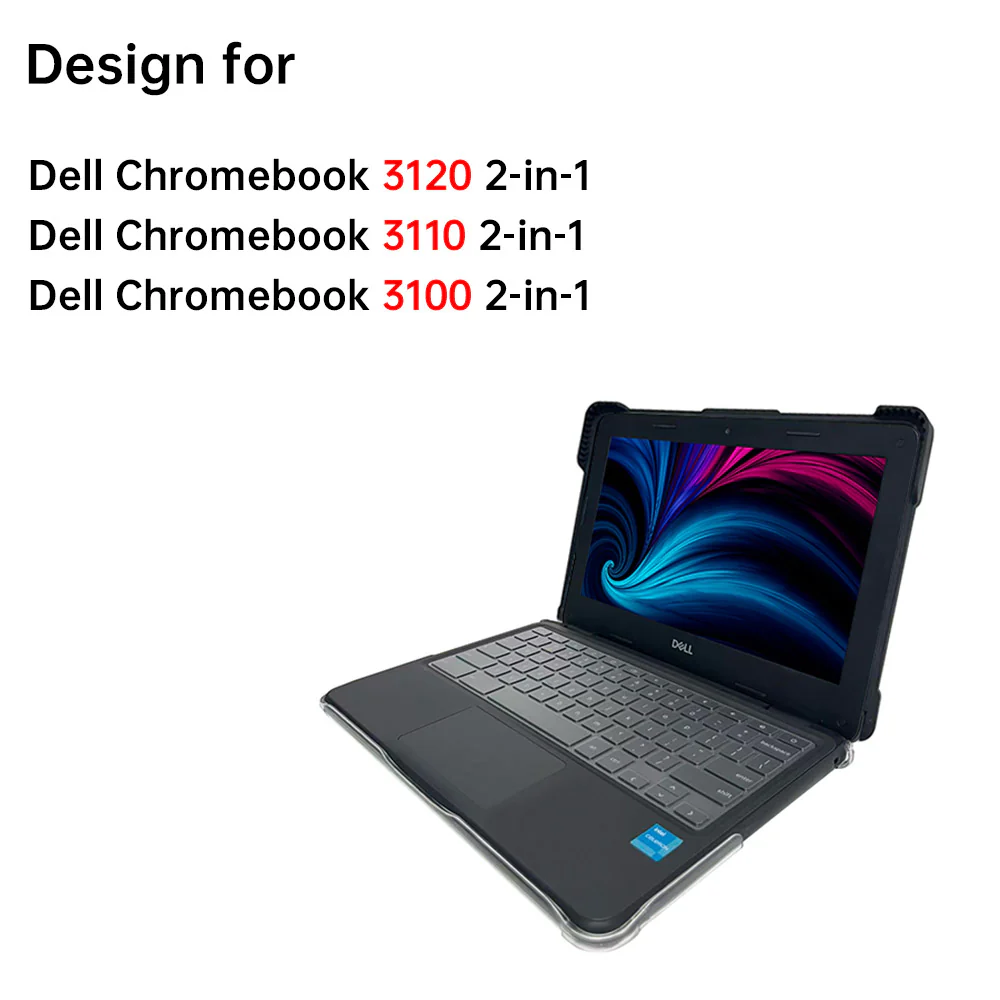 CVM-DELL-K12 | Dell Chromebook 3120 2-in-1 / 3110 2-in-1 / 3100 2-in-1 | Heavy Duty Military Grade Rugged Case - Image 4