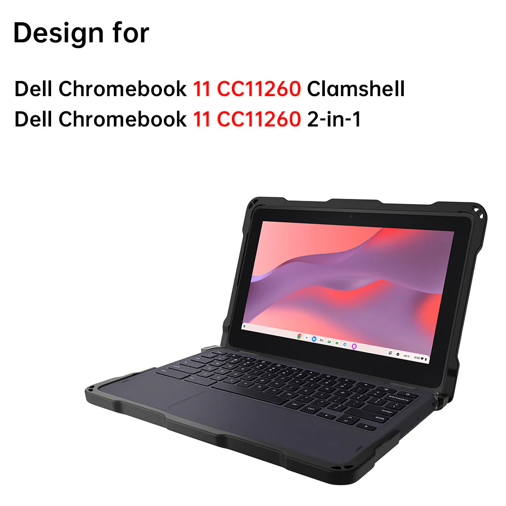 CVM-DELL-K37 | Dell Chromebook 11 CC11260 Clamshell / 2-in-1 | Heavy Duty Military Grade Rugged Case - Image 4